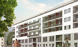 Wohngebäude Scharnhorststraße 4 - BUWOG-Meermann GmbH - Neubau - Heizung - Lüftung - Sanitär